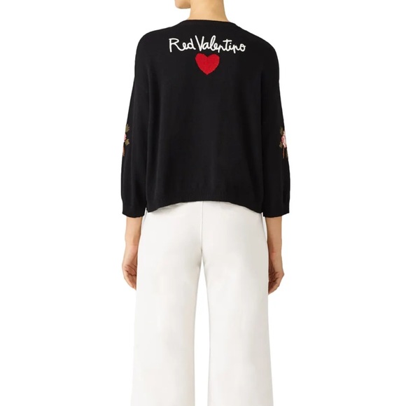 Red Valentino Logo Evil Eye Sweater - XL - Picture 3 of 11